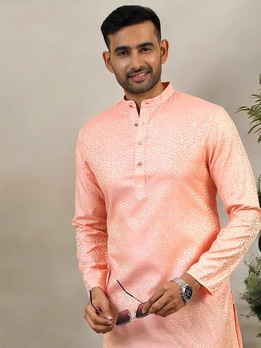 Tattva Men Floral Chikankari Kurta