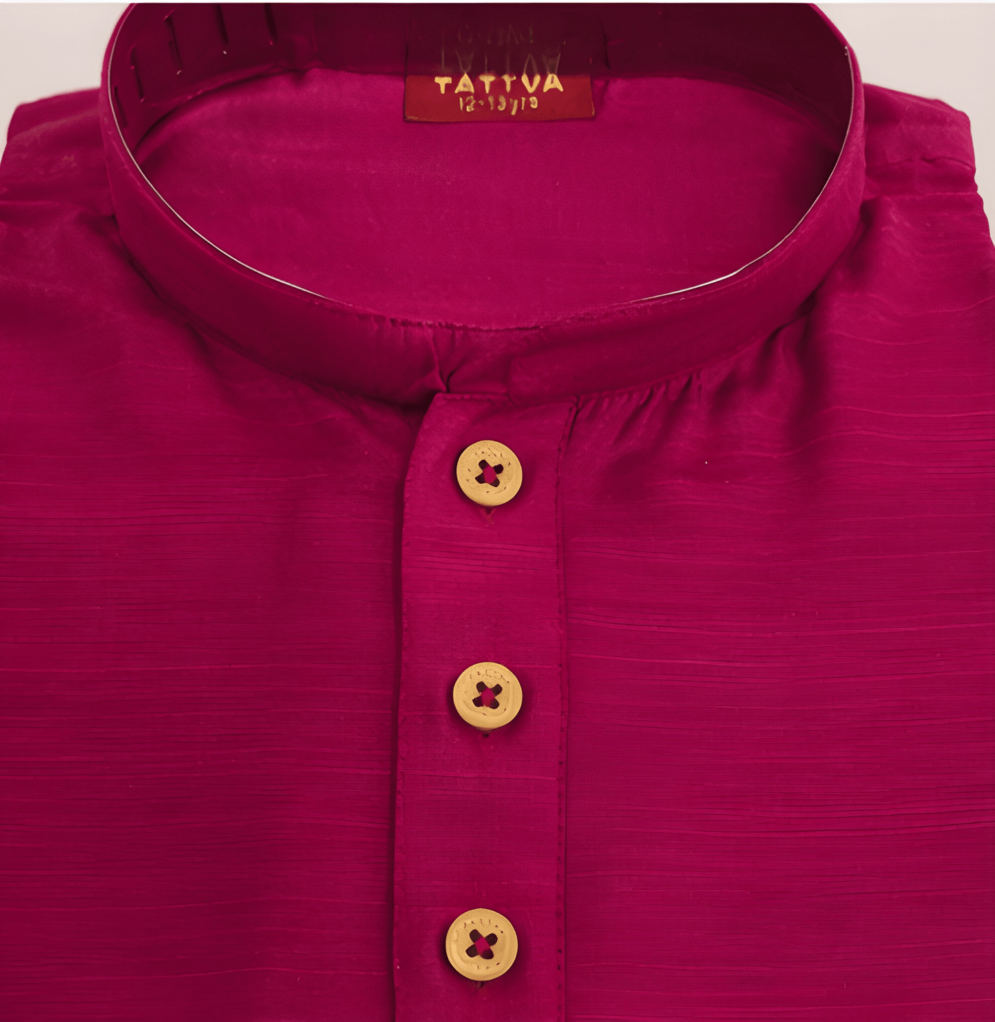 TATTVA Boys Cotton Solid Ethnic Kurta