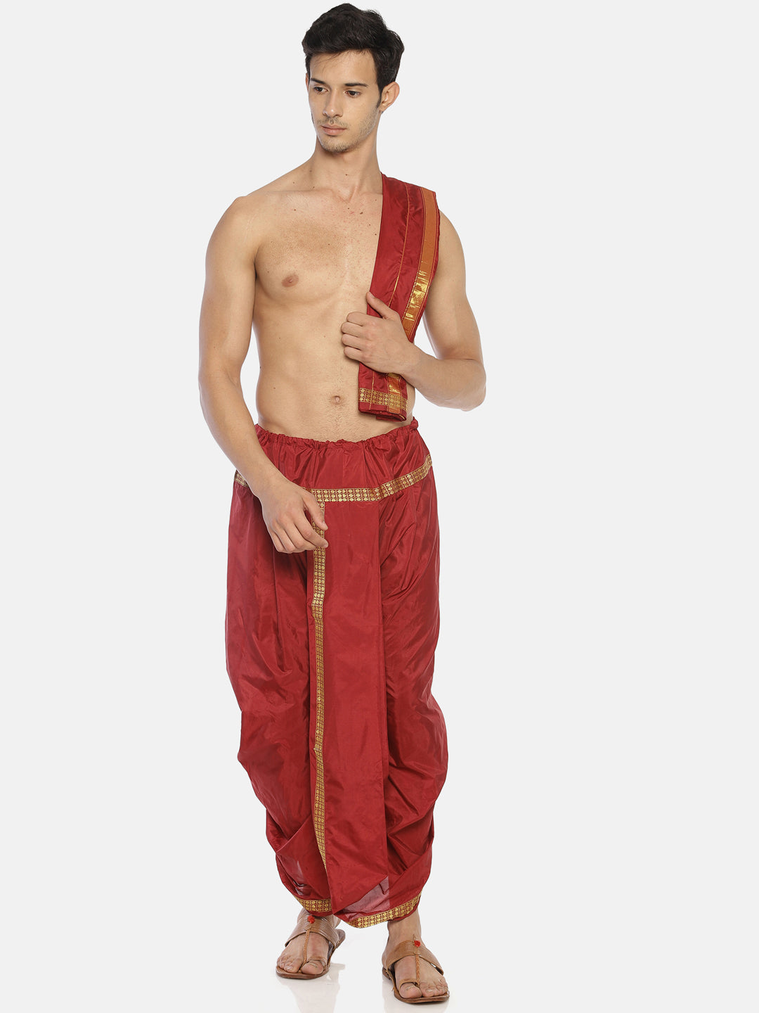 Buy Red Dhoti Pants for Women Online from India's Luxury Designers 2024