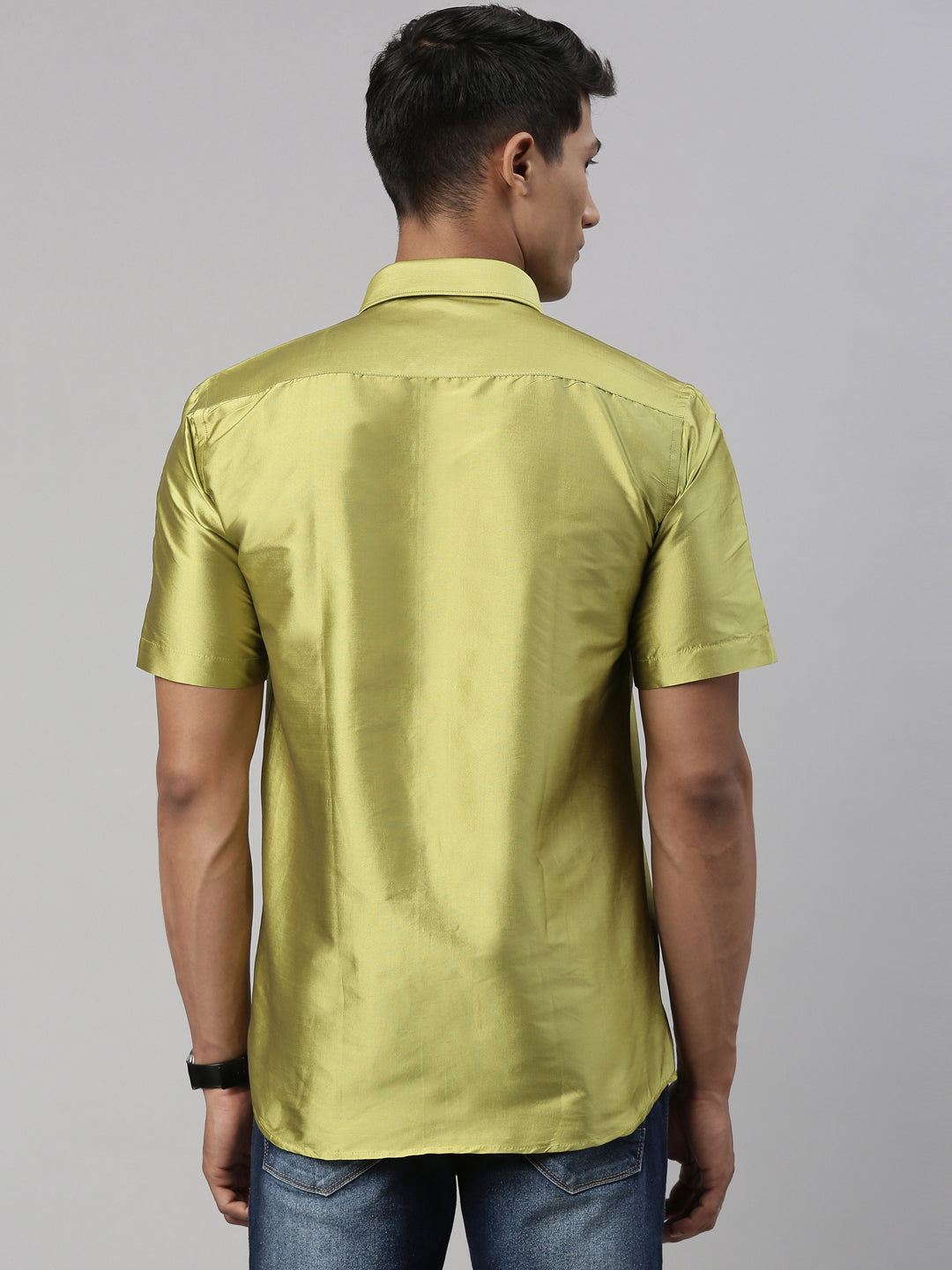 Tattva Green Colour Half sleeve Shirt