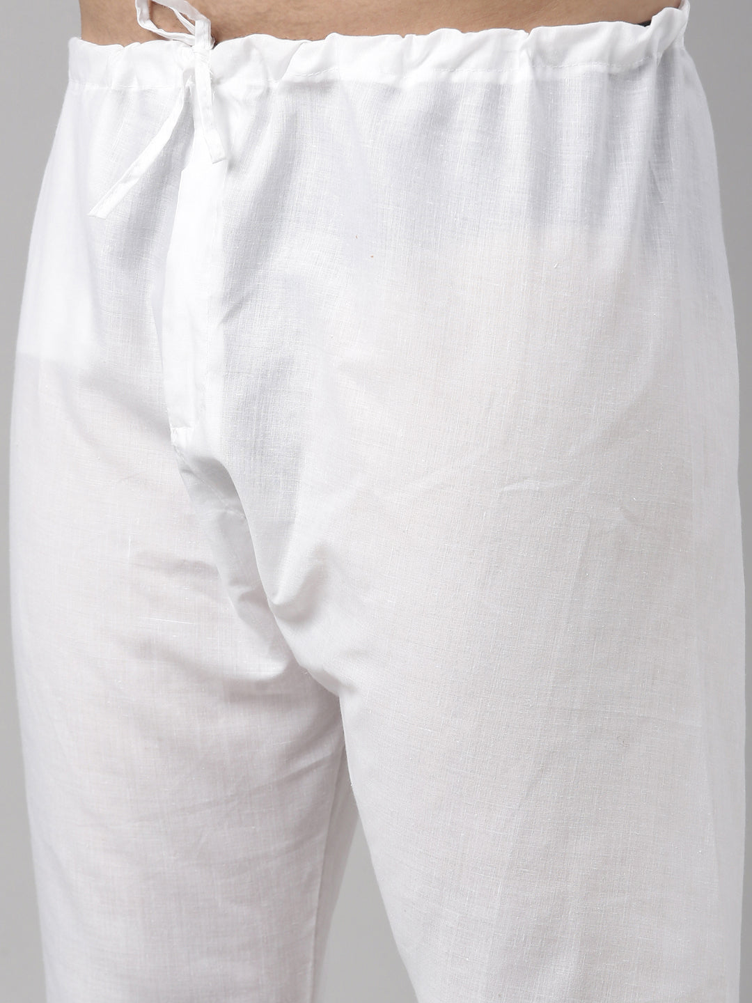 Buy Tattva Skin Color Cotton Long Kurta With Pyjamas 